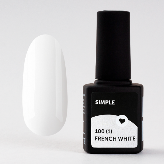 Гель-лак Milk Simple 100 (1) French White-#219239