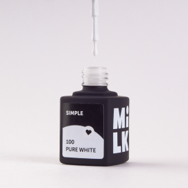 Гель-лак Milk Simple 100 Pure White