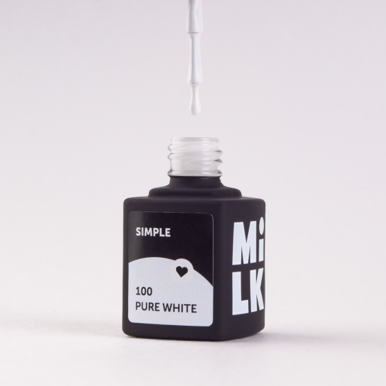 Гель-лак Milk Simple 100 Pure White-#207433