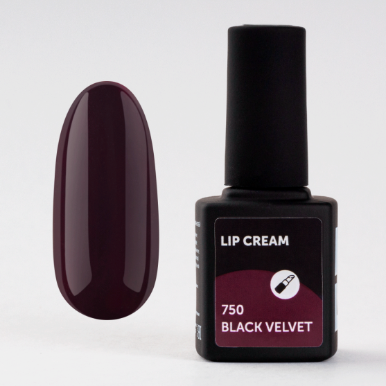 Гель-лак Milk Lip Cream 750 Black Velvet-#198950