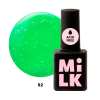 База бескислотная цветная Milk Rainbow Base 82 Green Gecko-#198775