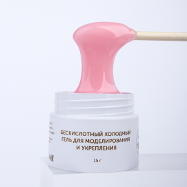 Бескислотный гель для моделирования и укрепления MILK Modeling cool gel 04 Porcelain 15г