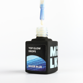 Топ Milk Glow Drops Silver Blue