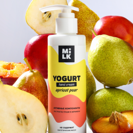 Йогурт для рук Milk Apricot Pear, 200 мл