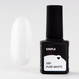 Гель-лак Milk Simple 100 Pure White