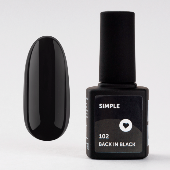 Гель-лак Milk Simple 102 Back in Black-#223116