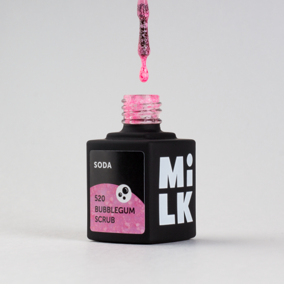 Гель-лак Milk Soda 520 Bubblegum Scrub-#223298