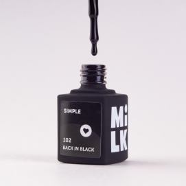 Гель-лак Milk Simple 102 Back in Black