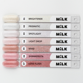Стикеры на типсы Milk Reflective Modeling Gel 1-7